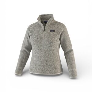 Patagonia Oatmeal Better Sweater Quarter-Zip Fleece Pullover